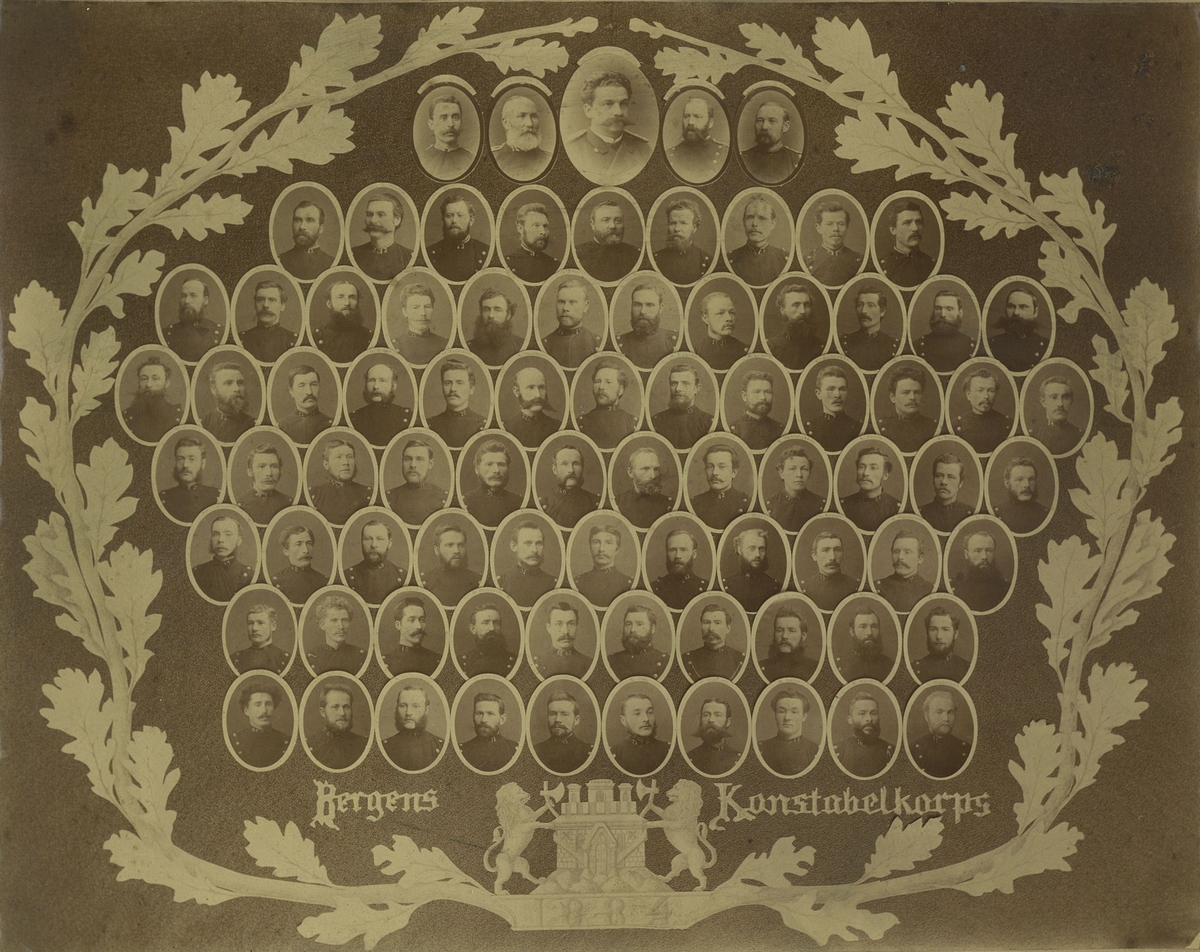 Bergens Konstabelkorps 1884