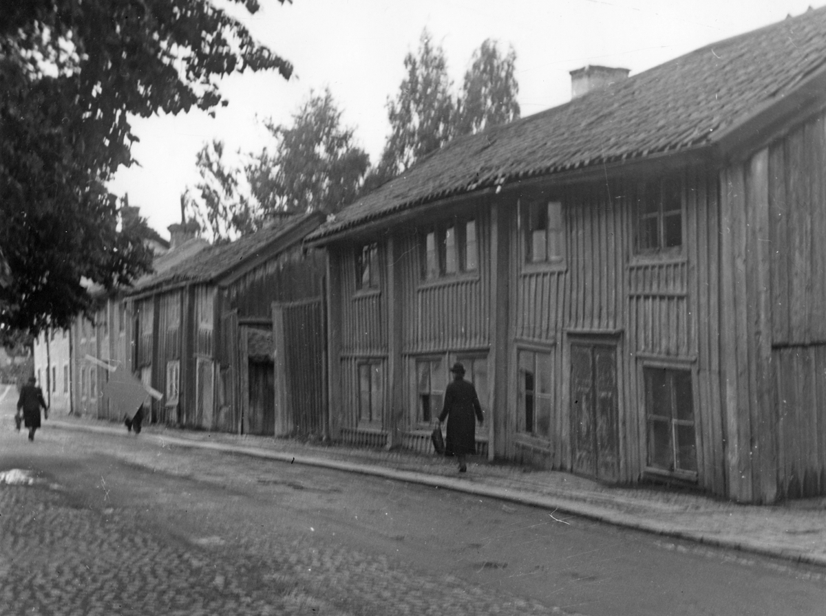 Barnhemsgatan medRåbergska garvaregården.
