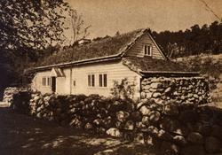 Postkort. Lendestovå fra Time på Jæren. Rogalandstunet, NF.