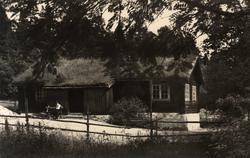 Postkort. Sommerstue fra Kilde, Aamodt i Østerdalen. Østerda