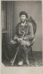 Fangeportrett. Ole Pedersen Bjerkedok, Eiker, arrestert i 18