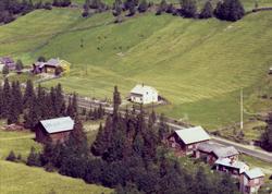 Vollheim, gamle tømmerbygninger, bolighus, Svatsum, Gausdal
