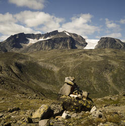 Surtningsui i Jotunheimen Tjukningssui -2368 og 2306 m m.o.h