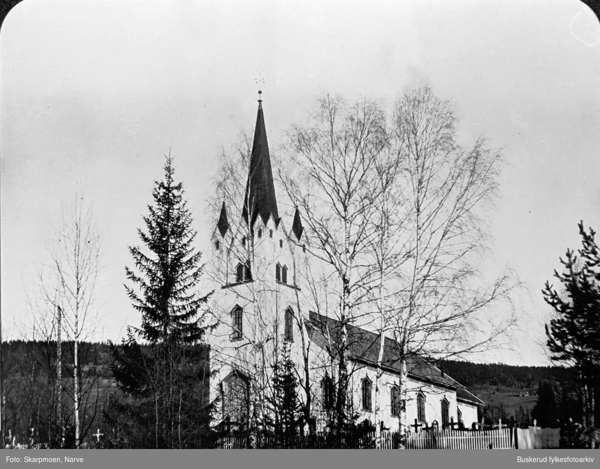 Eggedal kirke 
Eggedal kirke er en langkirke fra 1878 i Sigdal kommune, Buskerud fylke.
Byggverket er i tre og har 300 plasser