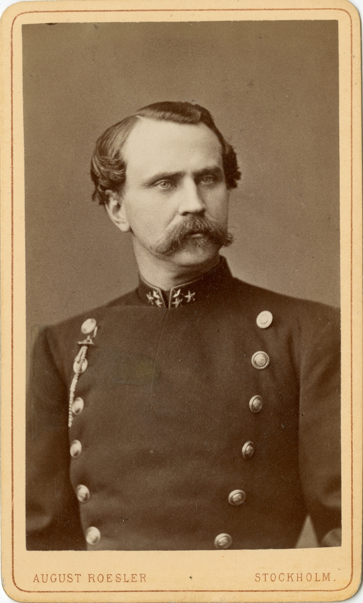 Porträtt av Gabriel Fredrik Roderik von Vegesack, kapten vid Dalregementet I 13.