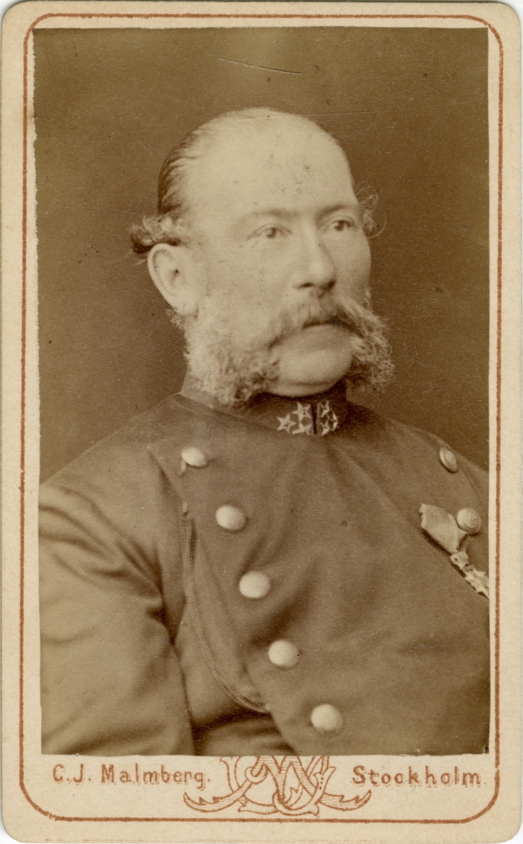 Porträtt av Viktor Sparre, kapten vid Södermanlands regemente I 10.