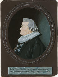 Portrett av Johan Nordal  Bruun [portrett ]