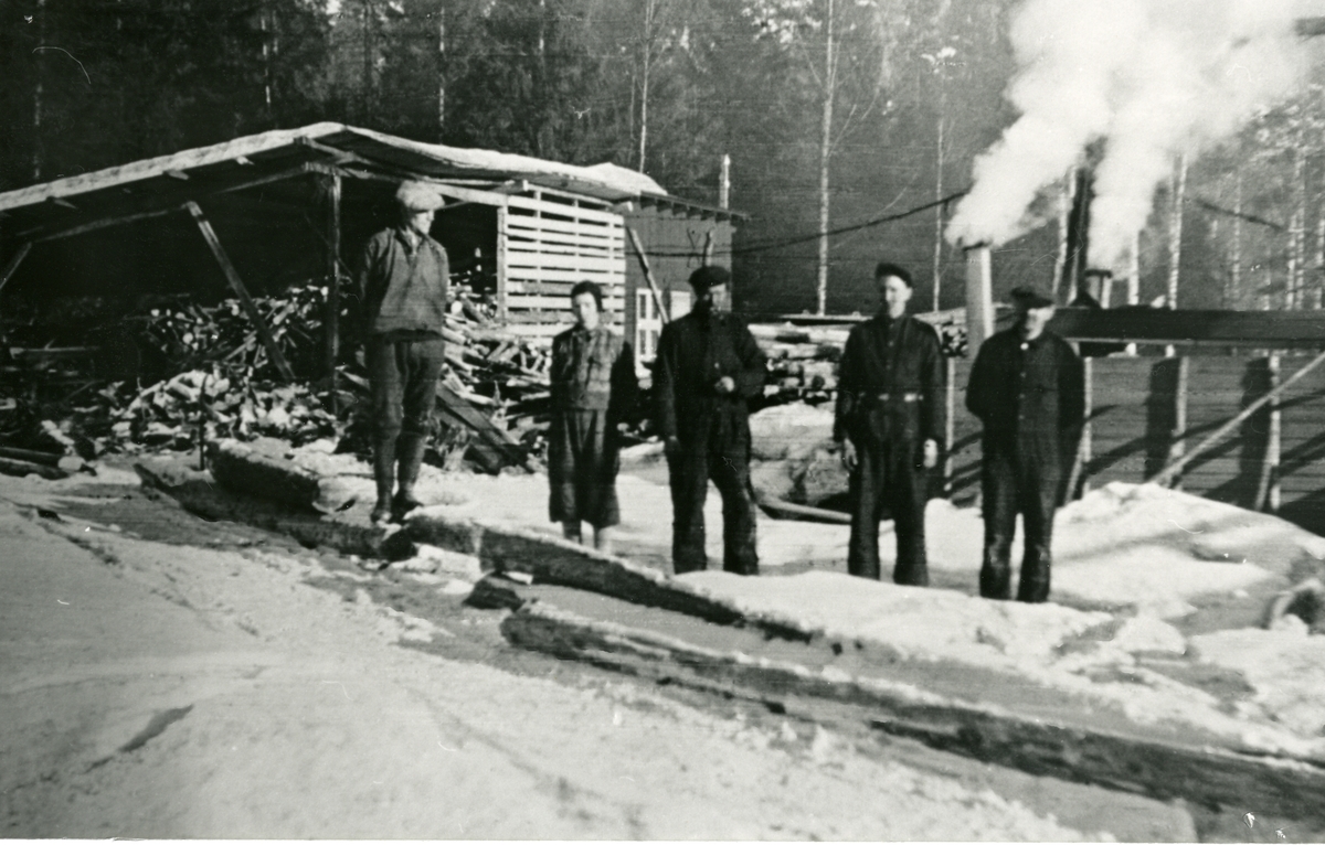 Kolbrenning på Piltingsrud i krigsåra 1940-45.