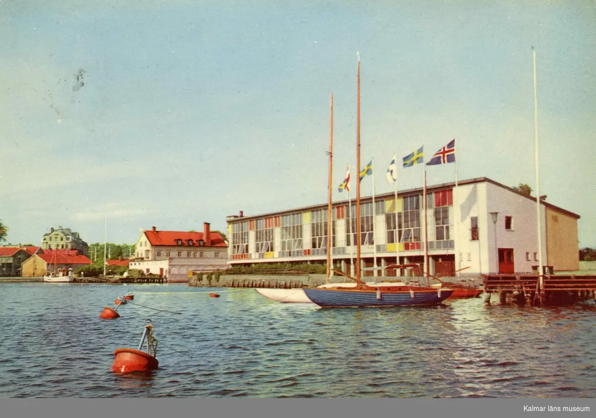 Restaurang Slottsholmen, Västervik.
I samband med utställning 1953.