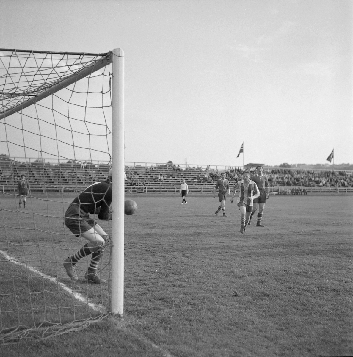 Fotballkamp mellom Kvik og Nessegutten på Lerkendal stadion