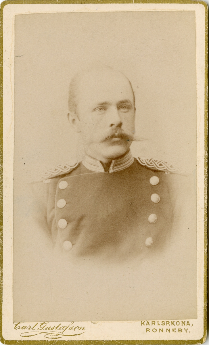 Porträtt av Karl Fredrik von Malmborg, officer vid Andra livgrenadjärregementet I 5.

Se även bild AMA.0001895, AMA.0008068 och AMA.0009530.