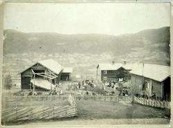 Søre Thorsrud. Bertine og Per Listrerud giftar seg, 1901.