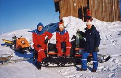 Televerket satte opp ny radiolinjestasjon på Skeikampen