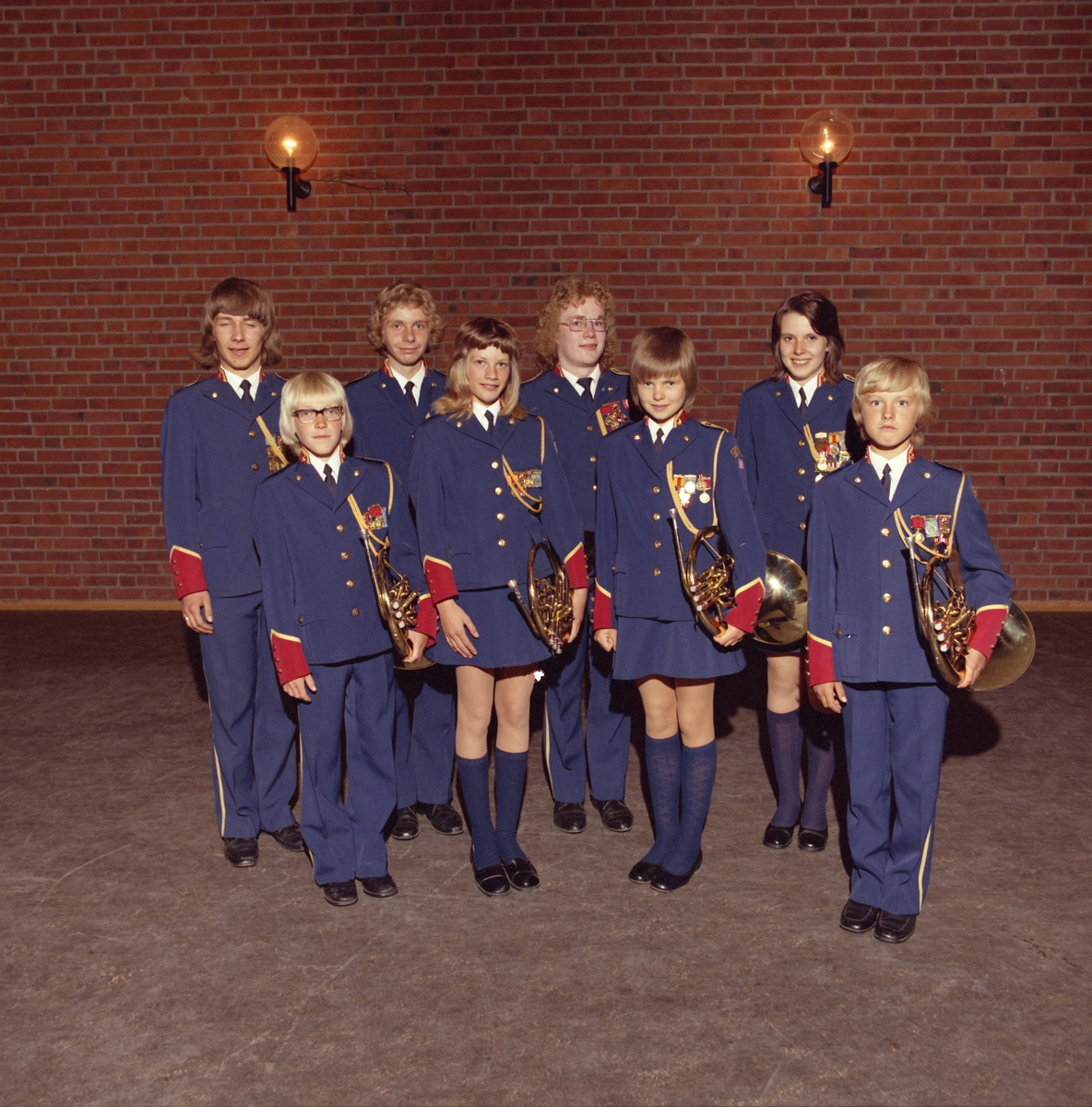 Gruppebilder av Lørenskog skolekorps