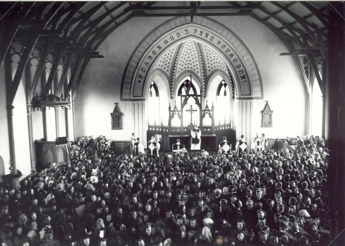 Från invigningen av Fagerhults kyrka 1894.