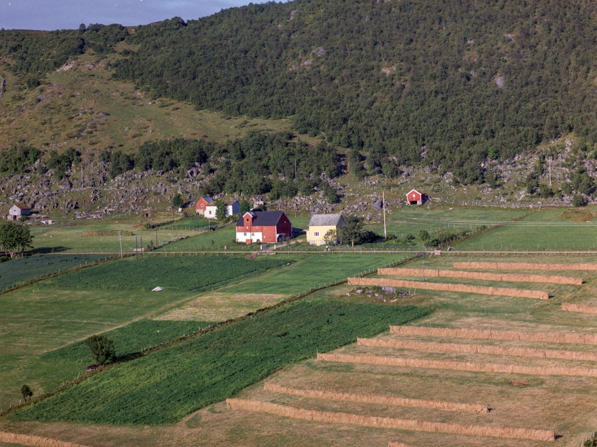 Flyfoto fra Utstrand i Kvæfjord.