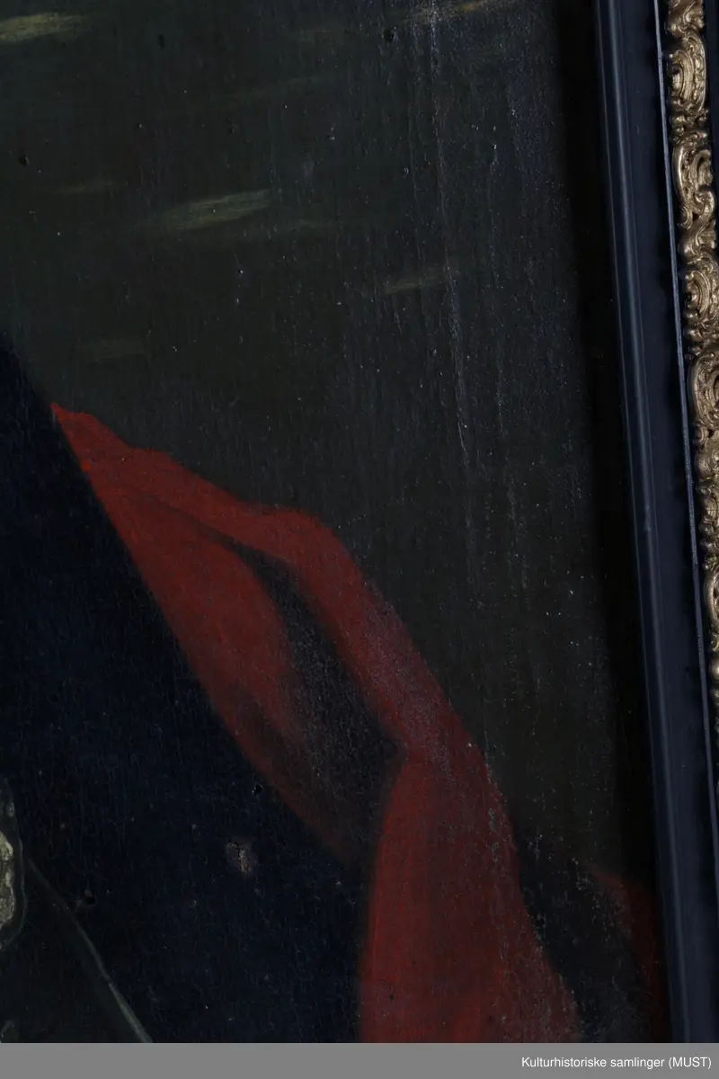 Portrett av Lauritz Claus Nielsen Bugge (1712-1773)
(NB! Hvilket fødselsår er riktig? På lapp bak på maleriet står det 1/11-1714, mens i Ledaal-føreren står det 1712- MJ)