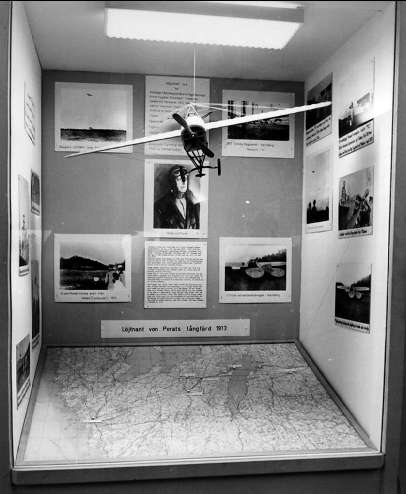 Karlsborgs museum, flygutställning.