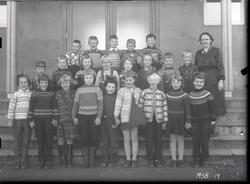 Hunn skole, Overhalla 1958.