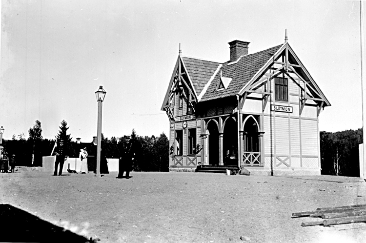Slätmon station 1905.