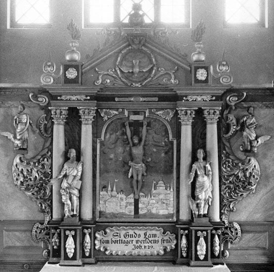 Håle Tängs kyrka, altartavlan.