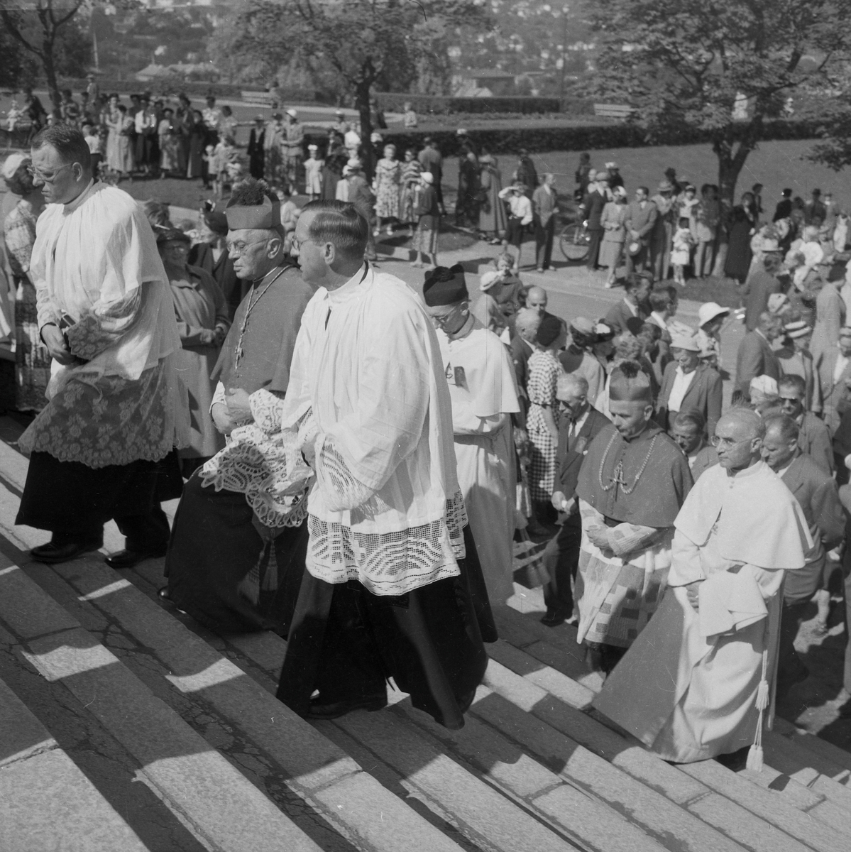 Kirkejubileet 1953. Katolsk prosesjon