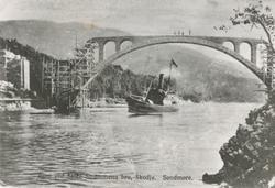 Parti ved Strømmens bro, Skodje. Søndmøre.