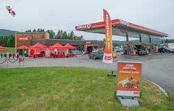 Circle K feiringsveien Minnesund Eidsvoll. Åpning av Circle 