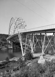 Foto fra Omsundet bru mellom Kristiansund og Frei på Nordmør