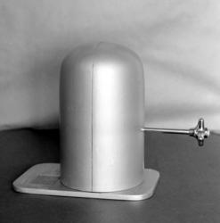 Foto av hatteblokk. Brukt til tilvirkning av hatter. Bildet 