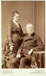 Harald Christian Fernando Knudtzon 1814-1905 og Anna Knudtzo