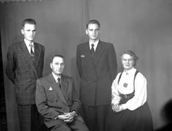 Egil, Arne, Torgeir og Berit Sveine.
Fra Nordmøre museums fo