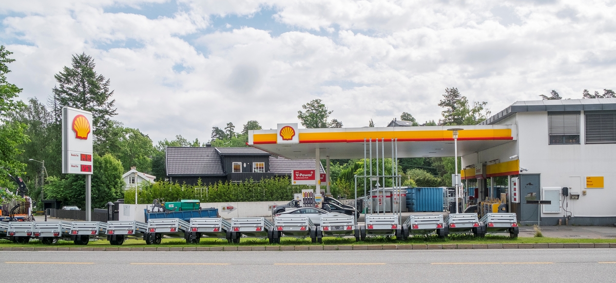 Shell bensinstasjon Nesbruveien Nesbru Asker