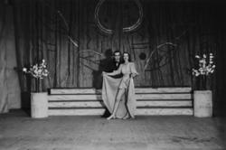 R. Mokkelbost til venstre. Fotografi fra musikkorpset Tempos