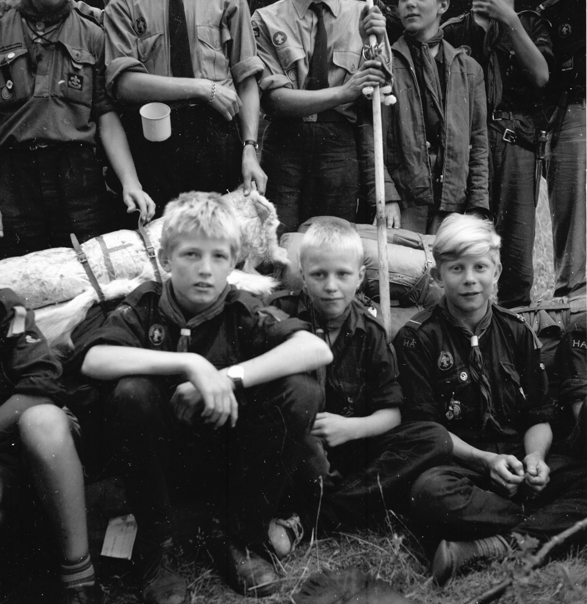 Scouter från rödö-lägret.
27/7 1959