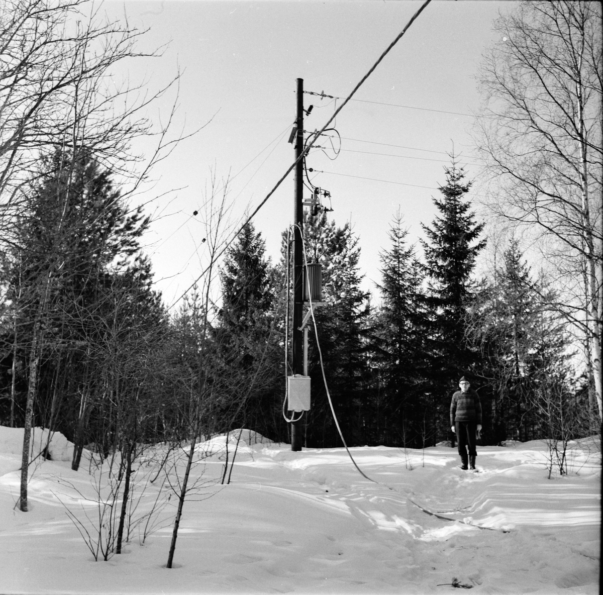Undersvik,
Tomt i Offerberg,
Kraftverket,
Mars 1969