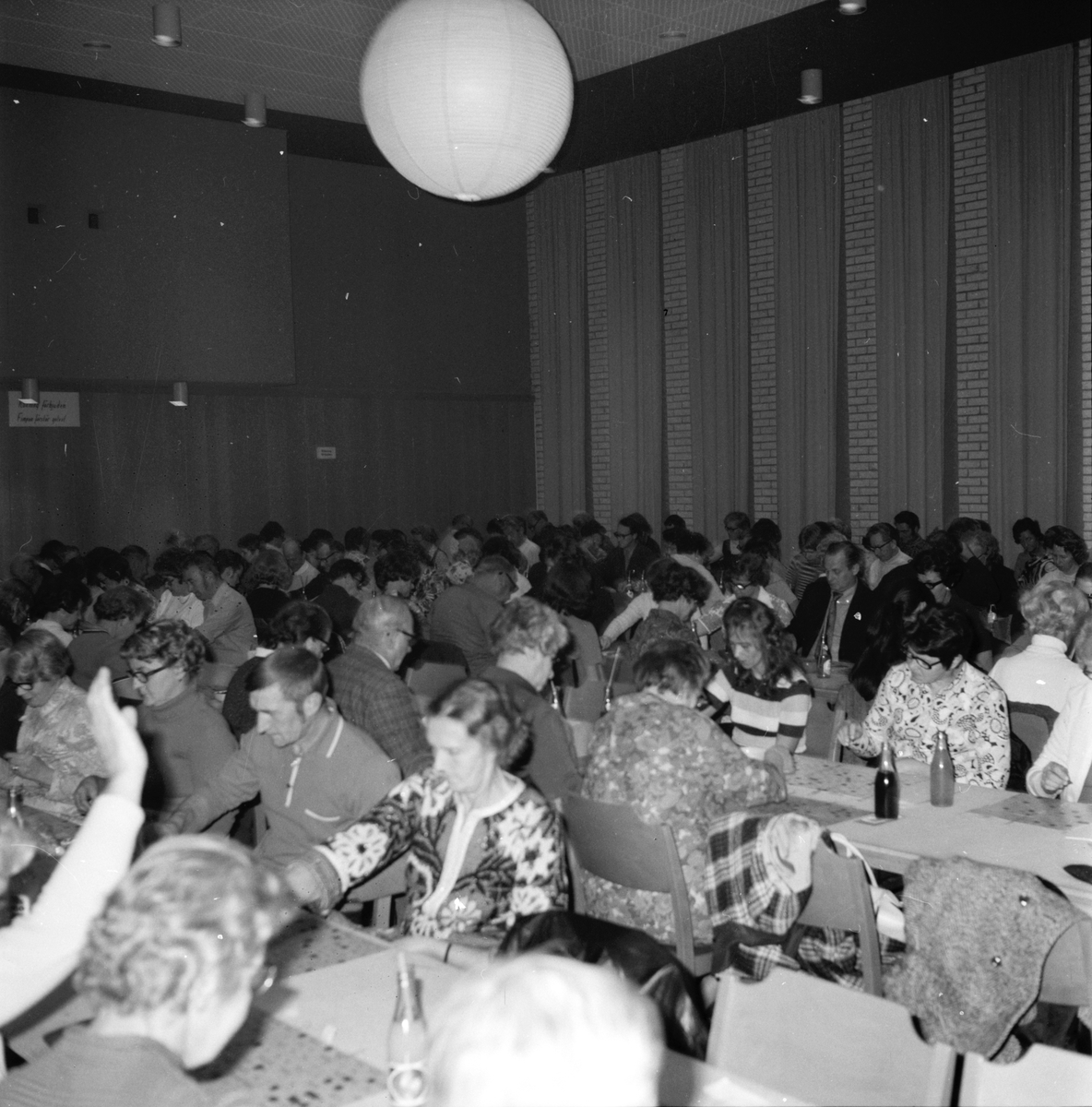 Arbrå,
Bingo på Forum,
Oktober 1971