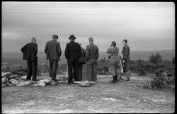 På tur i Gausdalfjellet august 1939. En rekke personer samle