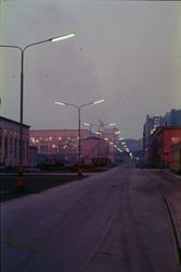 Belysningsarmaturer. Gate E, nattopt.