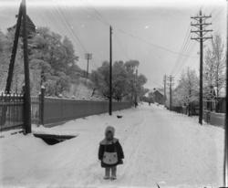 Til venstre: Villaen «Alfheim» ble bygd av Anzjøn - bestyrer