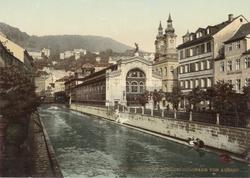 Karlsbad: Sprudelcolonade von Aussen [Fotografi]