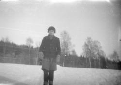 Vinterbilde med Egil.