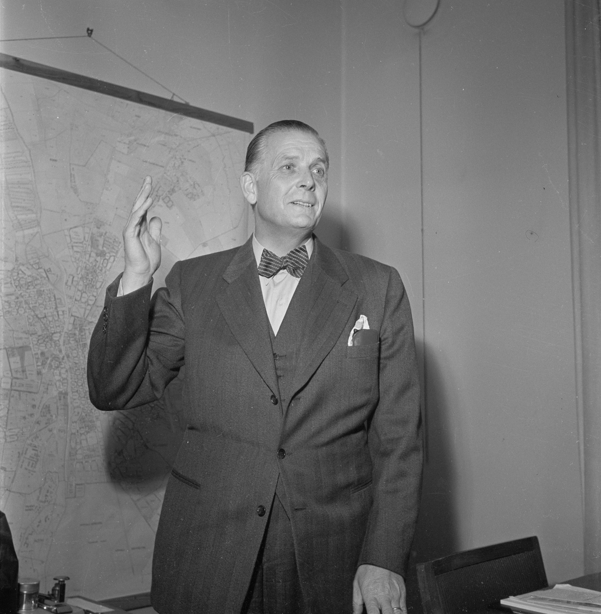 Stadsfullmäktige, talare, Uppsala 1953