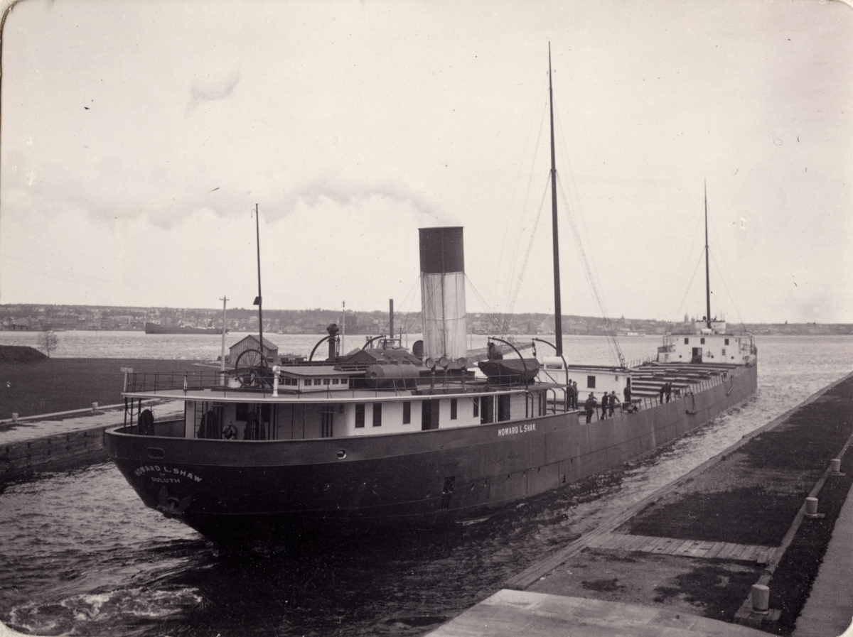 Malmångare i Lake Superior. Ur album Fotografier från amerikanska Träkolshyttor 1905/1906.