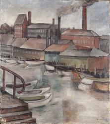 Fra Akerselva [Bymotiv]