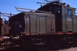 Elektrisk lokomotiv El 10 2510 på Lysaker stasjon etter samm