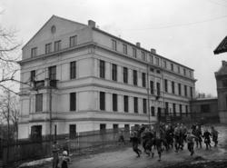 Torshov åndssvakeskole. Den gamle. Februar 1949