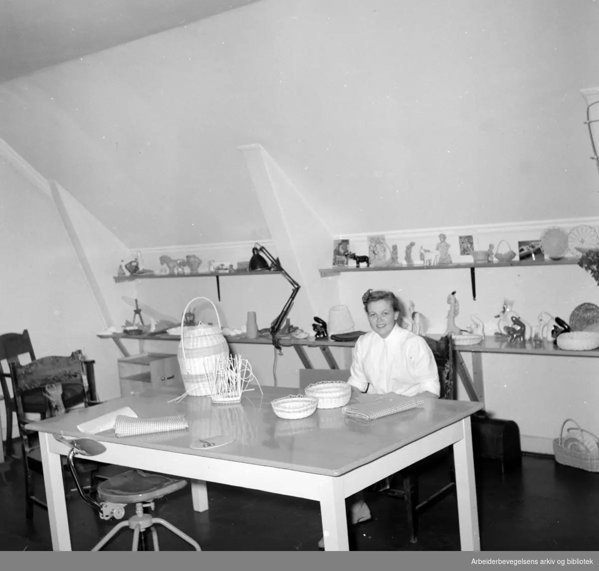 Ullevål sykehus. Psykiatrisk avdeling. Juni 1956