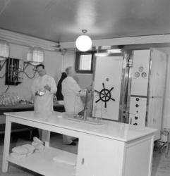 Ullevål sykehus. Sterilisasjonsavdelingen. Februar 1949