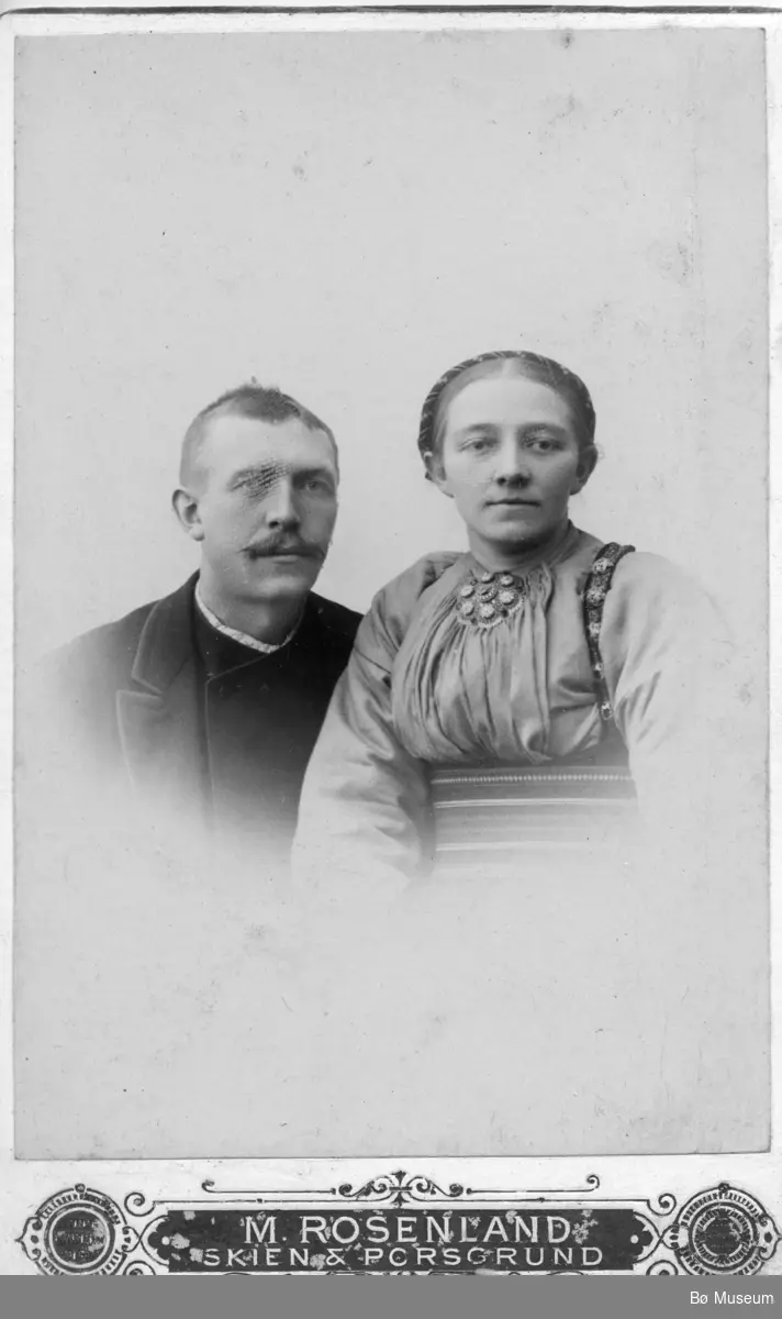Portrett av Hans og Ingerid Sisjord
